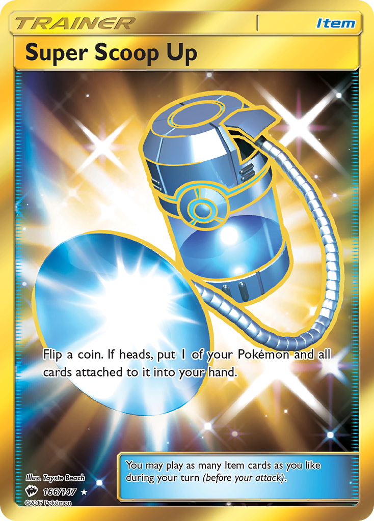 Burning Shadows Super Scoop Up #166/147